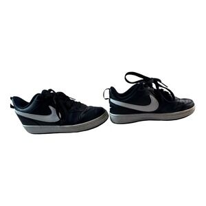 Nike‎ Court Borough Low 2 Youth 4Y Black White Sneakers BQ5448-002